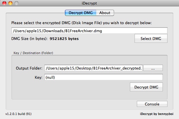 decrypt dmg files windows